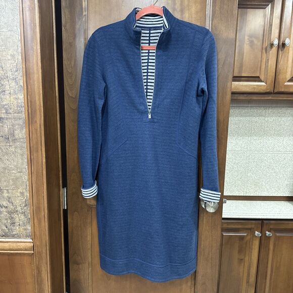 TOMMY BAHAMA Sun Fade Flipside Cowl Neck Reversible Dress   Blue - Picture 1 of 8